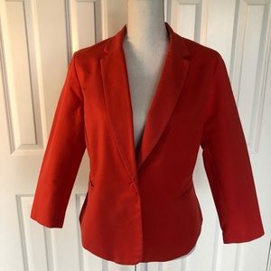 Coral 3/4 Sleeve Blazer